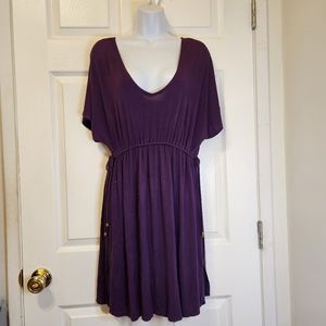 Women's purple swim cover-up- size M